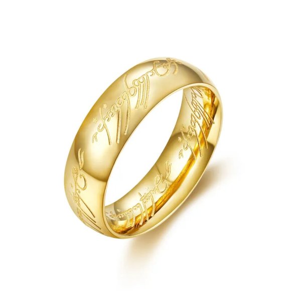 LOTR Other - The One Ring of Power – Forged Replica with Pouch & Leather Rope